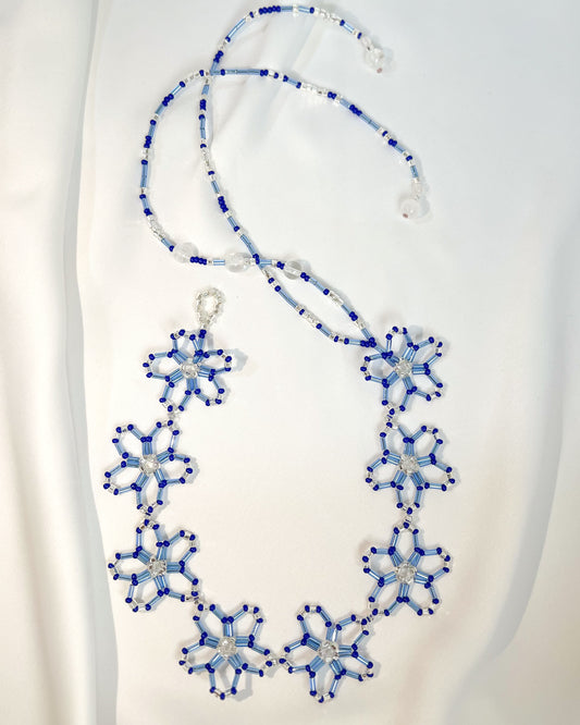 Olivia Necklace In Electric Blue