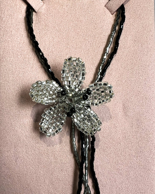 Frangipani Necklace In Black