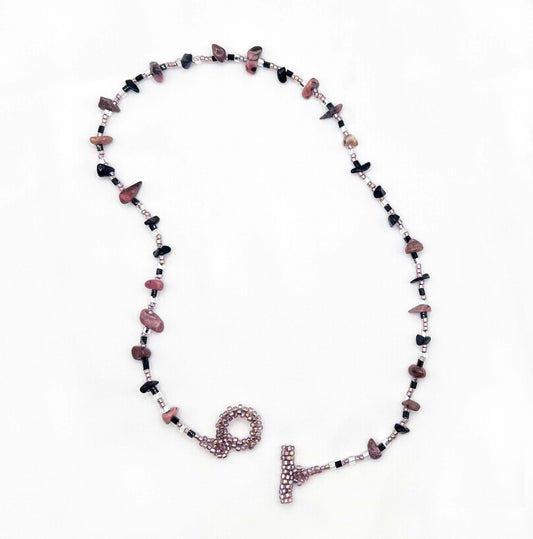 Flint Necklace in Flamingo