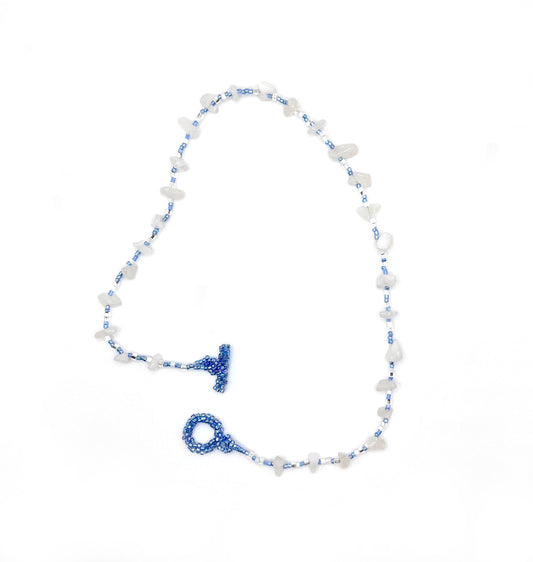 Flint Necklace in Cornflower Blue