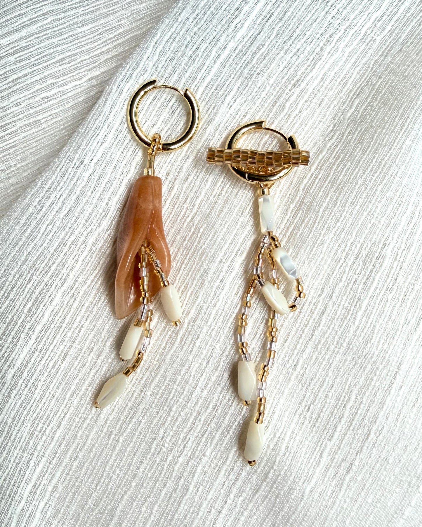 Calla Earrings in Gold