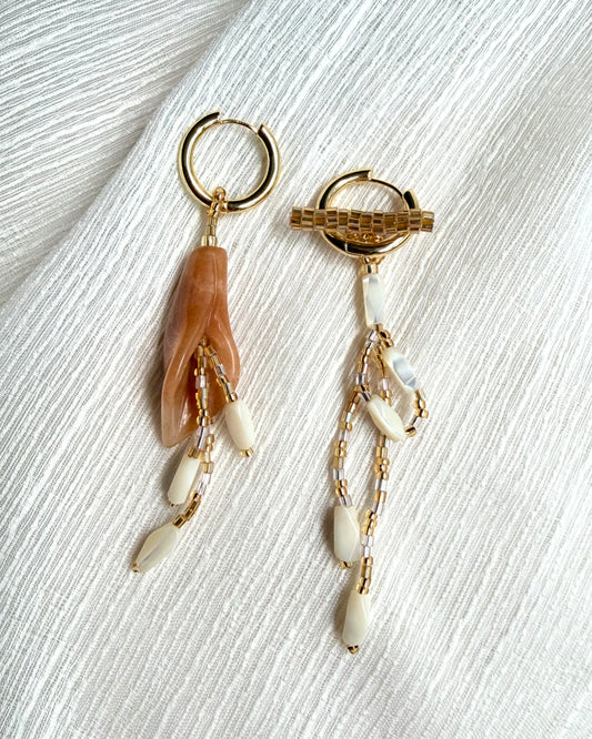 Calla Earrings in Gold