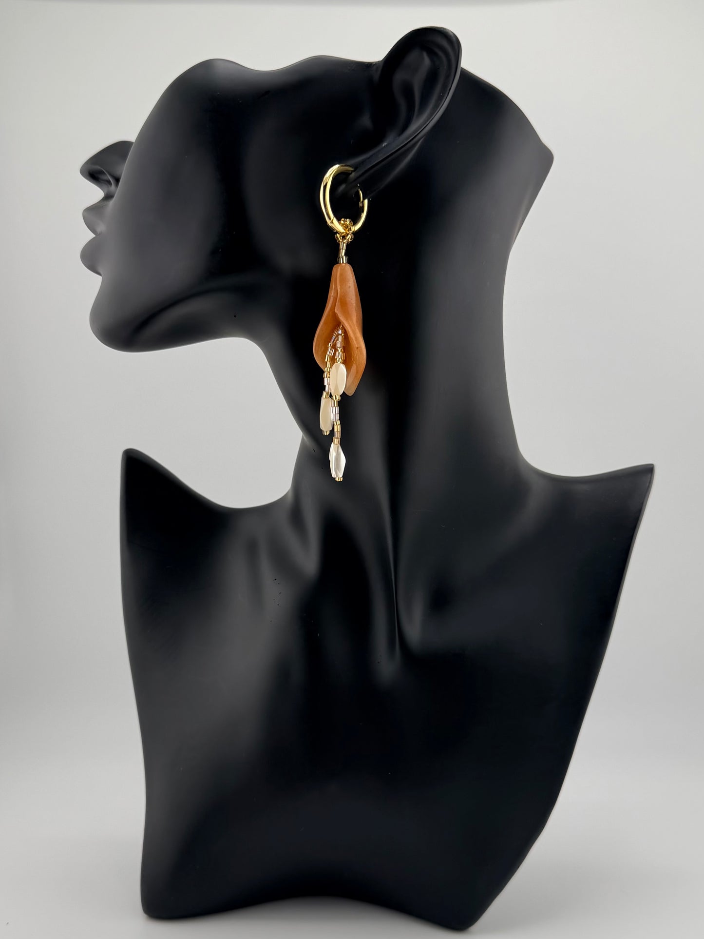 Calla Earrings in Gold