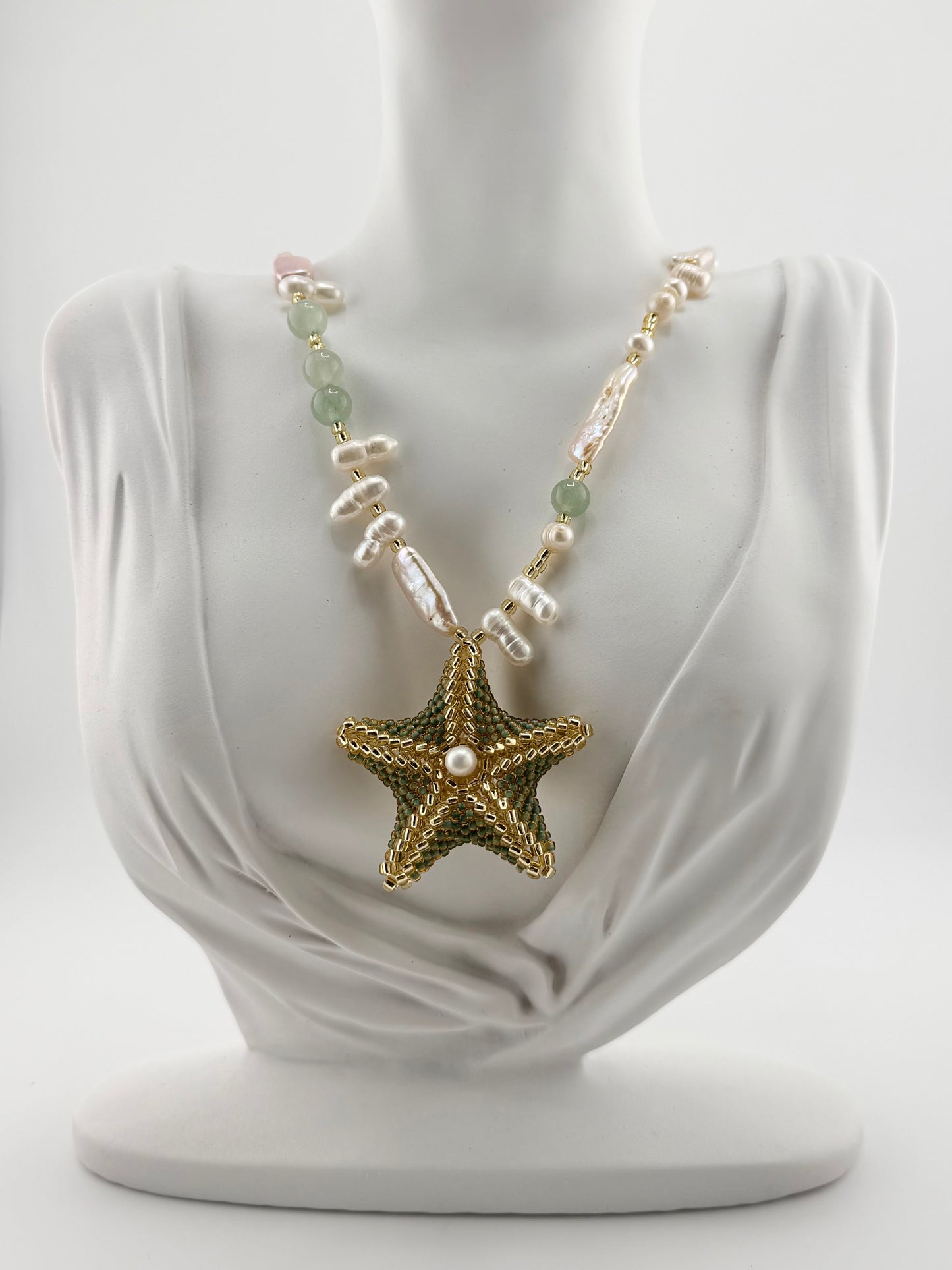 Emma Star Necklace in Ocean