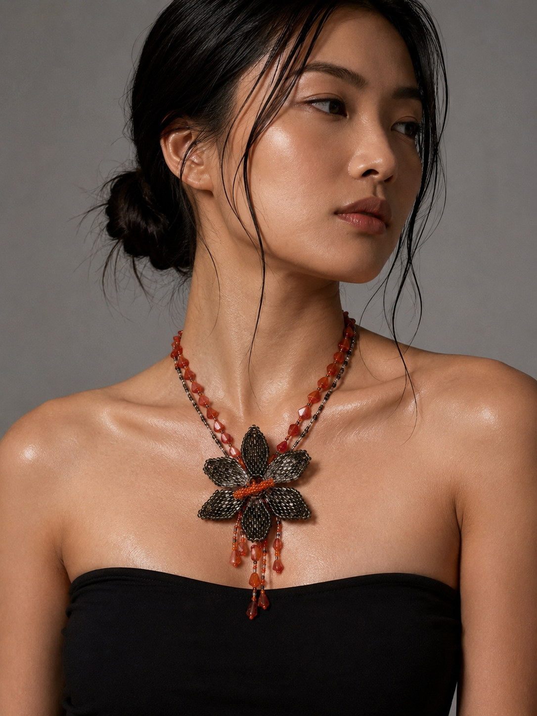 Sienna Necklace In Terracotta