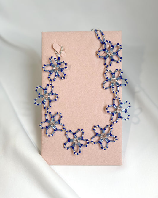 Olivia Necklace In Electric Blue