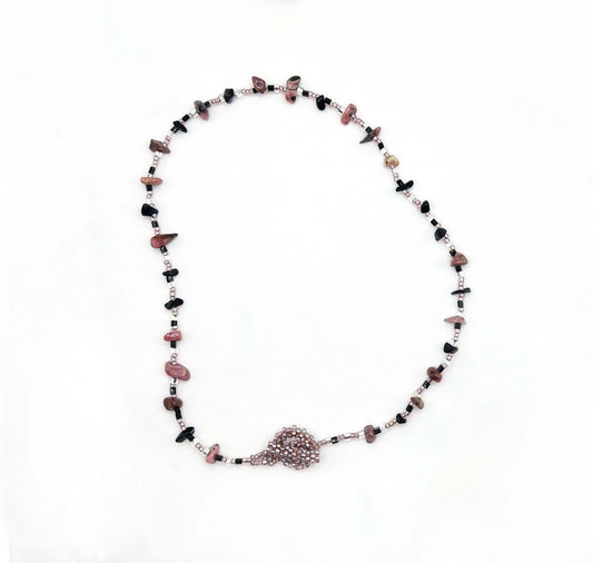 Flint Necklace in Flamingo