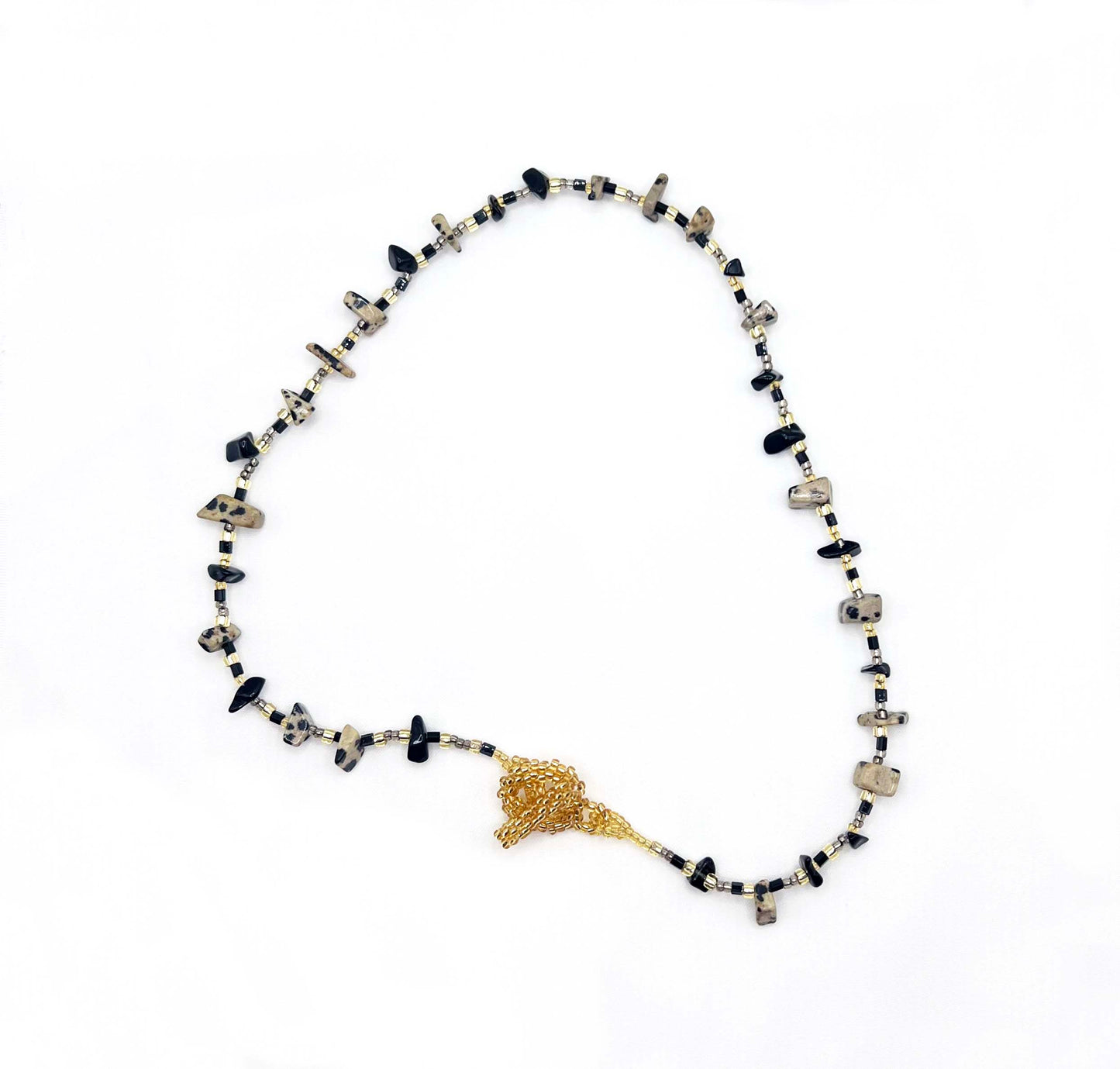 Flint Necklace in Dalmatian