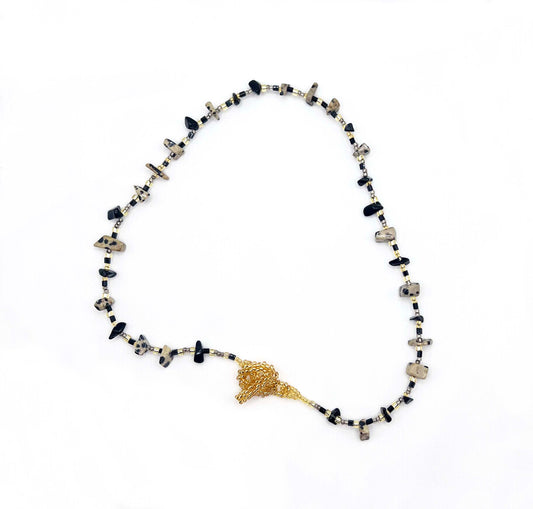 Flint Necklace in Dalmatian