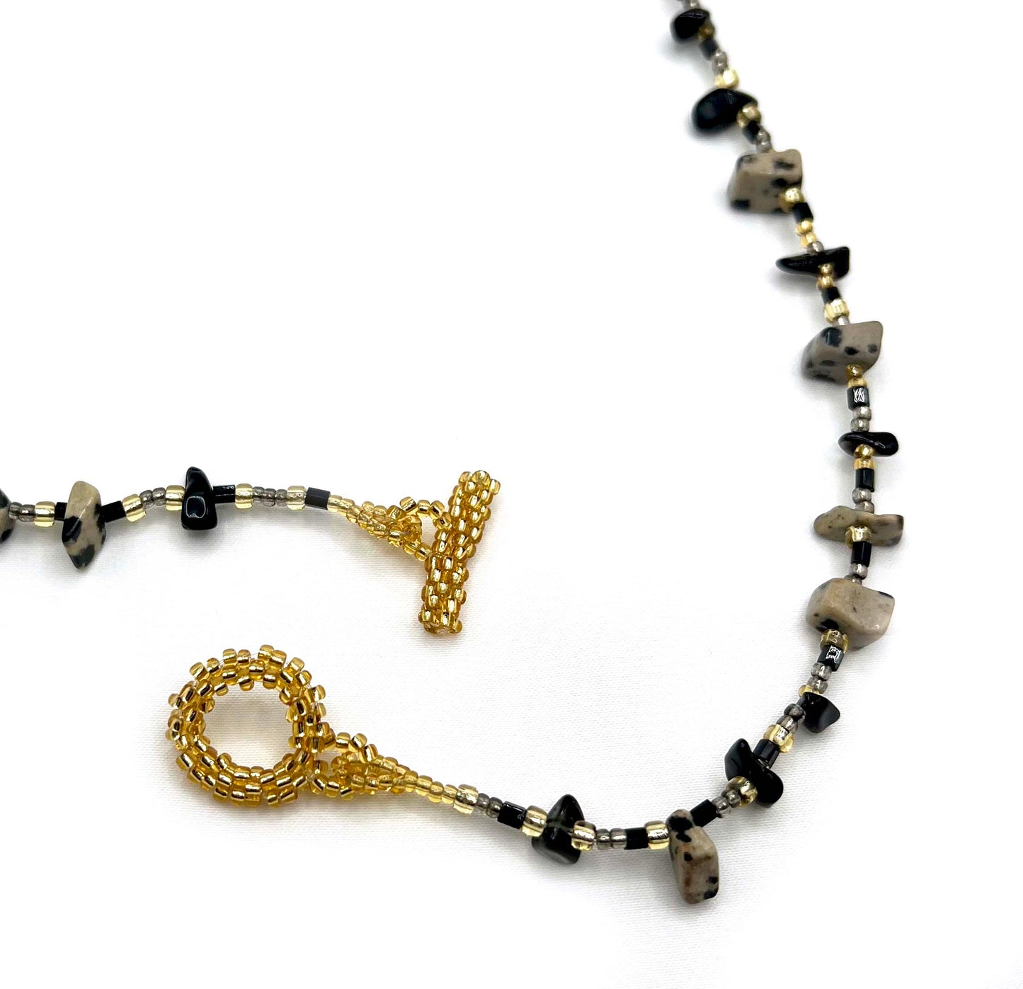 Flint Necklace in Dalmatian