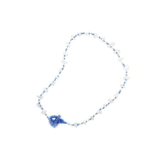 Flint Necklace in Cornflower Blue