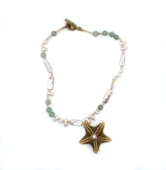 Emma Star Necklace in Ocean